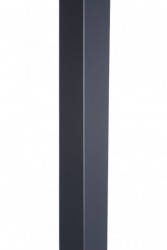 Cornière aluminium Gris ardoise RAL 7016 ( 1 mm ) - Longueur 2 mètres - 50 mm x 50 mm - Couleur à l'intérieur