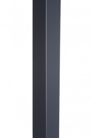 Cornière aluminium 1 mm Gris ardoise RAL 7016 - Longueur 2 mètres - 130 x 50 mm