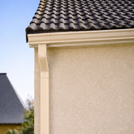 Naissance frontale gouttière aluminium sable G300