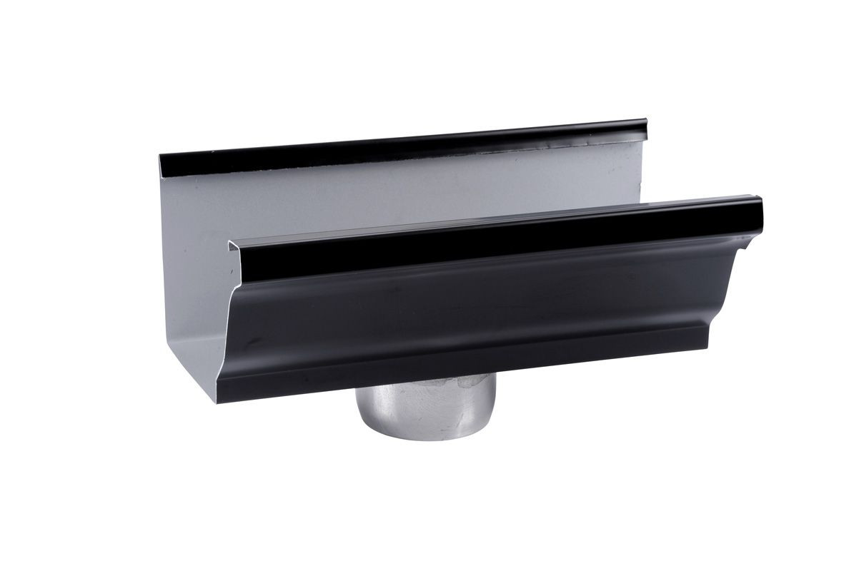 Naissance cylindrique D70 gouttière aluminium Gris ardoise G300