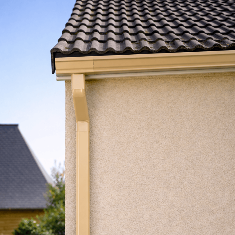 Coude frontal (B)extérieur aluminium LISSE sable 60X80