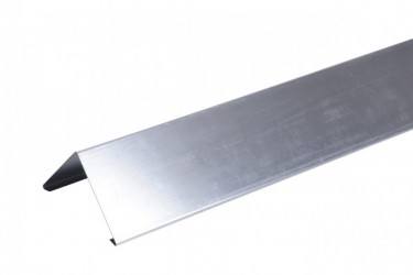 Faitage zinc 2 pinces - Longueur 2 mètres - Développé 700 mm ( chaque côté mesure 330 mm avec 1 pince de 10 mm)
