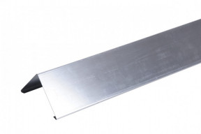 Faitage zinc 2 pinces - Longueur 2 mètres - Développé 700 mm ( chaque côté mesure 330 mm avec 1 pince de 10 mm)
