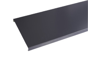 Couvertine aluminium Gris ardoise RAL 7016 - Longueur 2 mètres - Largeur 575 ( largeur intérieure 555 mm)