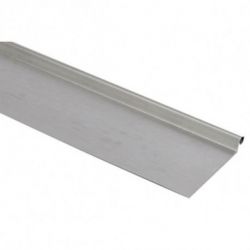 Bande astragale zinc - Longueur 2 mètres - DEV 265 - ( surface utile + ourlet : 230 mm )