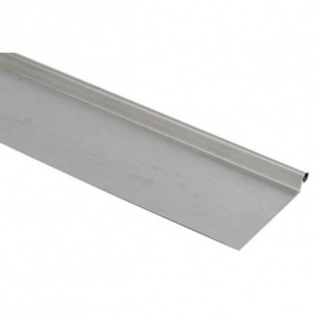 Bande de rive astragale zinc - Longueur 2 mètres - Développé 510 ( surface utile 450 mm )
