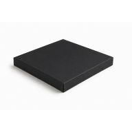 Chapeau Aluminium 1 mm noir RAL 9005