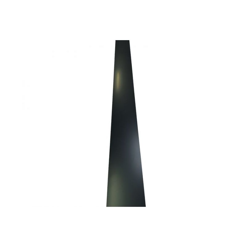 Bande plane plane aluminium Gris ardoise RAL 7016 ( 1mm ) - Longueur 2 mètres -Largeur 200 mm