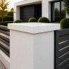 Chapeau Aluminium 1 mm blanc RAL 9010