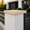 Chapeau Aluminium 1 mm sable RAL 1015