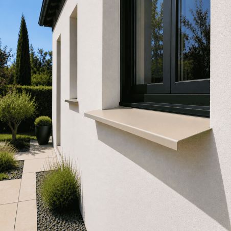 Appui de fenêtre Aluminium Sable 1 mm - 2M