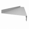 Appuis de fenêtre Aluminium gris métal 1 mm - 2M