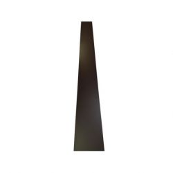 Bande plane Aluminium Gris ardoise RAL 7016 ( 0,7 mm ) - Longueur:2300 mm - Largeur : 280 mm