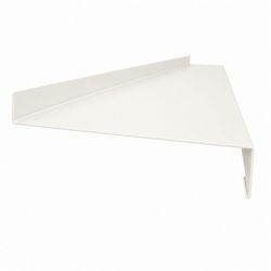 Appui de fenêtre aluminium Blanc RAL 9010 - 2 mètres - Retour fenêtre 50 mm - Profondeur 200 mm- Hauteur nez 20 mm