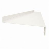 Appui de fenêtre aluminium Blanc RAL 9010 - 2 mètres - Retour fenêtre 50 mm - Profondeur 200 mm- Hauteur nez 20 mm