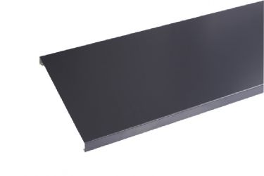 Couvertine aluminium Gris ardoise RAL 7016 ( 1,5 mm ) - Longueur 2 mètres - Développé 160 ( largeur intérieure 140 mm )