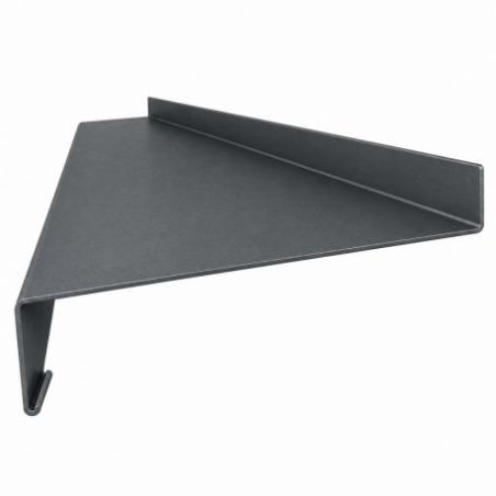 Appui de fenêtre ( larmier) aluminium Ardoise 7016 - 2 mètres - Retour ( A) : 120 mm - Profondeur ( B) :50 mm - Hauteur nez ( C)