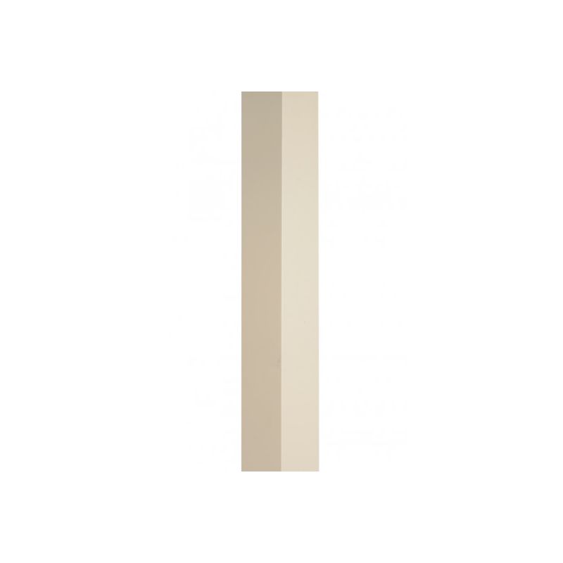 Cornière aluminium sable RAL 1015 - Longueur 2 mètres - 50 mm x 50 mm - Couleur à l'intérieur