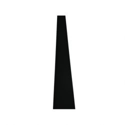 Bande plane Aluminium Noir 0,7 mm - Longueur :2 mètres - Largeur : 36 mm