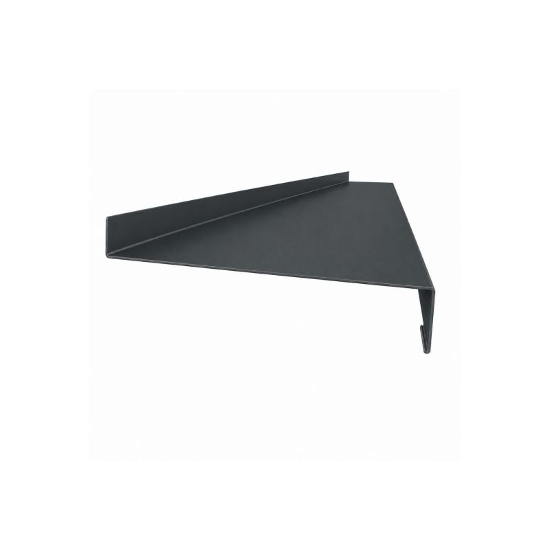 Appui de fenêtre aluminium 1mm Gris ardoise RAL 7016 - Longueur 3 mètres - Sans retour - Profondeur: 250 mm - Hauteur nez: 40 mm