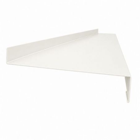 Appui de fenêtre aluminium Blanc 9010 - 2 mètres - Retour fenêtre: 20 mm - Profondeur: 170 mm - Hauteur nez: 40 mm