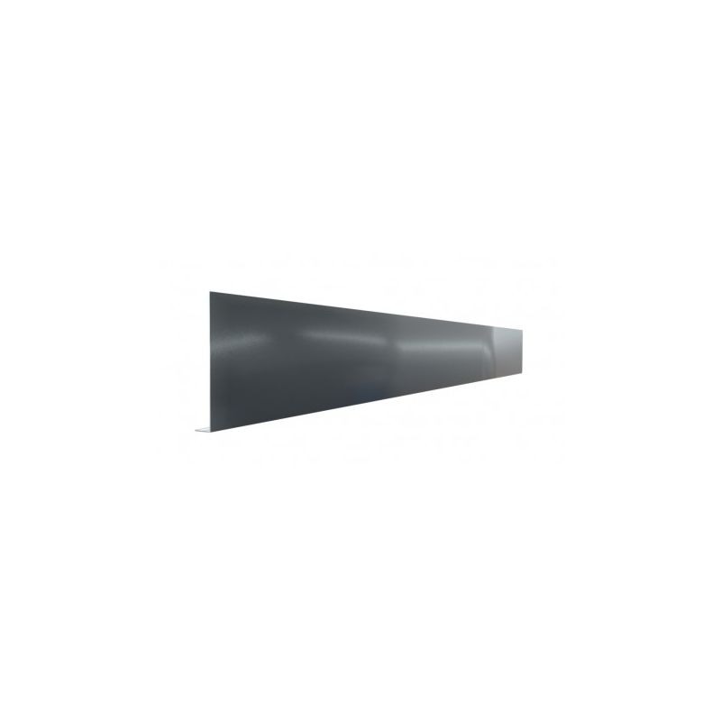Pliage L aluminium Gris ardoise RAL 7016 (0,7 mm) - Longueur 2 mètres - A: 300 mm - B: 200 mm