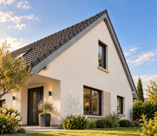 Bande de rive Zinc Quartz 2m - installation complète sur toiture