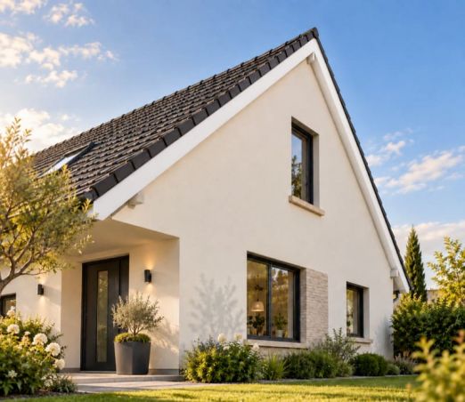 Bande de rive biseau ALUMINIUM BLANC - 2M