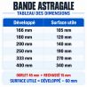 Bande de rive astragale ALUMINIUM GRIS ARDOISE - 2M