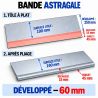 Bande de rive astragale ALUMINIUM GRIS ARDOISE - 2M