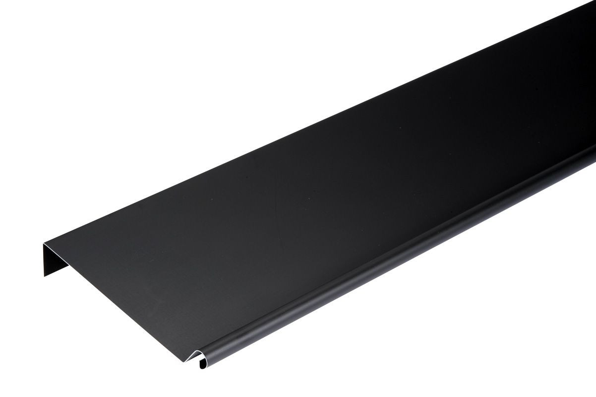 Bande de rive biseau ZINC PREPATINE  - 2M