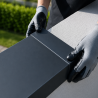 Eclisse couvertine aluminium 0,7 mm ECO Gris ardoise RAL 7016