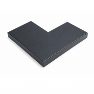 Angle couvertine aluminium 0,7 mm ECO gris ardoise 7016 à 90°