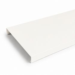 Couvertine aluminium 0,7 mm ECO Blanc RAL 9010 - 2 mètres
