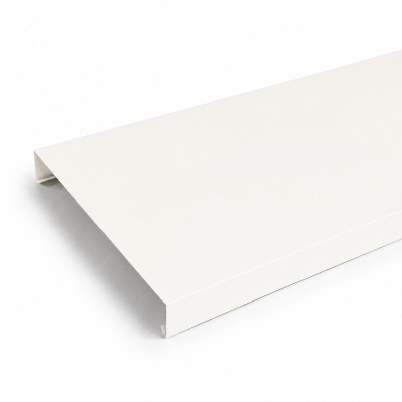 Couvertine aluminium 0,7 mm ECO Blanc RAL 9010 - 2 mètres