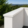Couvertine aluminium 0,7 mm ECO Blanc RAL 9010 - 2 mètres