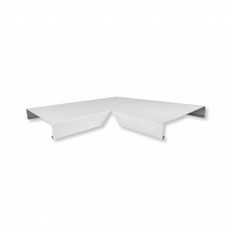 Angle couvertine aluminium 0,7 mm ECO blanc 9010 à 90°