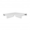 Angle couvertine aluminium 0,7 mm ECO blanc 9010 à 90°