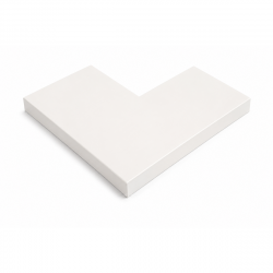 Angle couvertine aluminium 0,7 mm ECO blanc 9010 à 90°