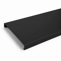 Couvertine aluminium 0,7 mm ECO Noir RAL 9005 - 2 mètres