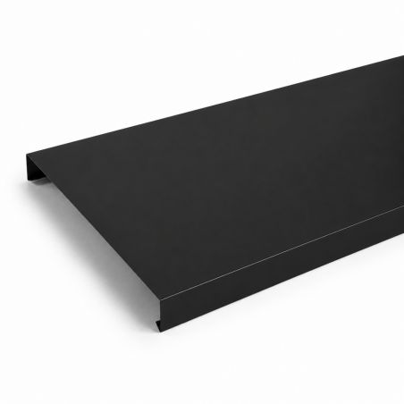 Couvertine aluminium 0,7 mm ECO Noir RAL 9005 - 2 mètres