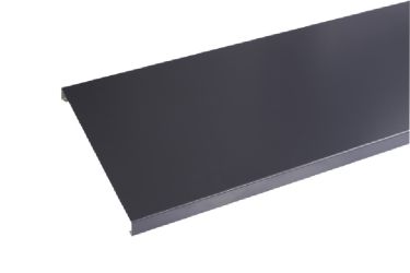 Echantillons couvertine aluminium Gris ardoise RAL 7016 - Longueur 200 mm - Développé 270 - Epaisseur 0,7 mm et 1 mm