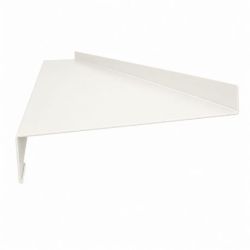 Appui de fenêtre aluminium Blanc RAL 9010 - Longueur 1895 mm - Sans retour - Profondeur : 260 mm - Hauteur nez: 30 mm