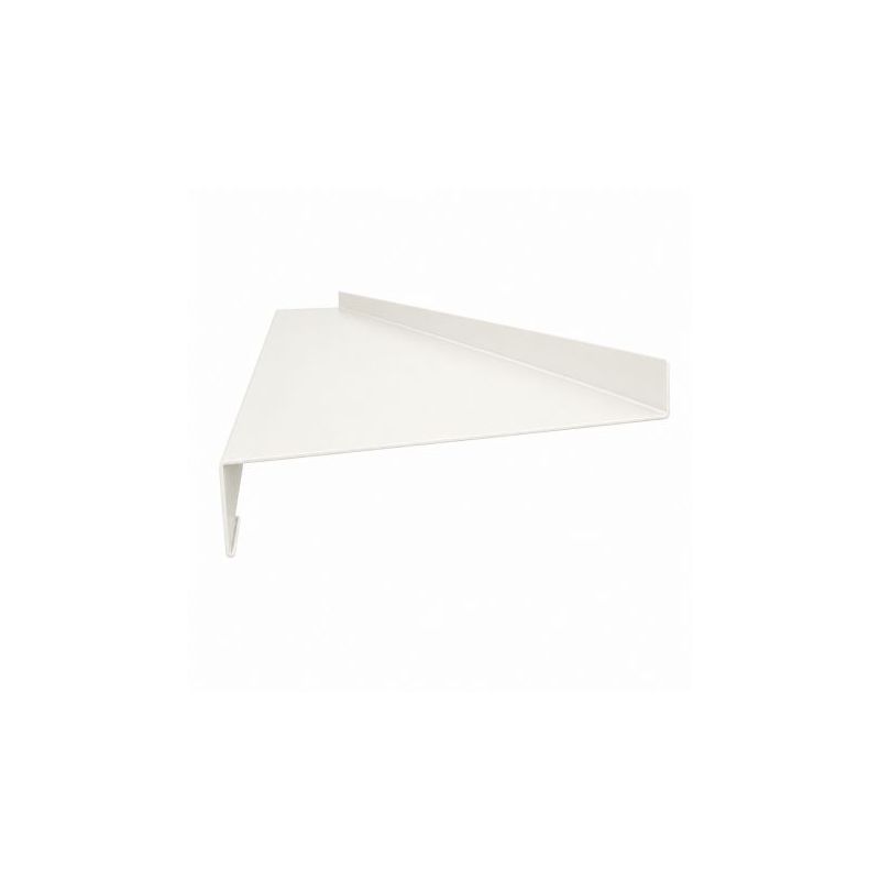 Appui de fenêtre aluminium Blanc RAL 9010 - Longueur 1895 mm - Sans retour - Profondeur : 260 mm - Hauteur nez: 30 mm