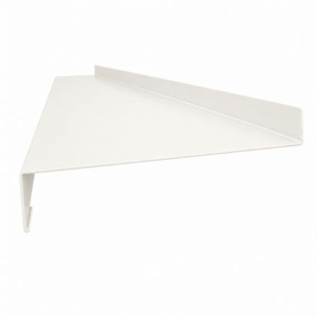 Appui de fenêtre aluminium Blanc RAL 9010 - Longueur 1895 mm - Sans retour - Profondeur : 260 mm - Hauteur nez: 30 mm