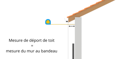 Mesurez votre déport de toit 
